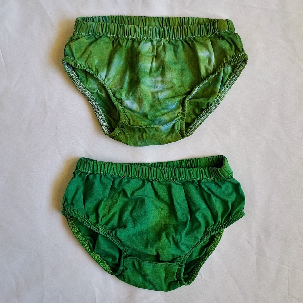 Set Of Carter's Hand Tie-Dyed Diaper Covers 3m & 6m